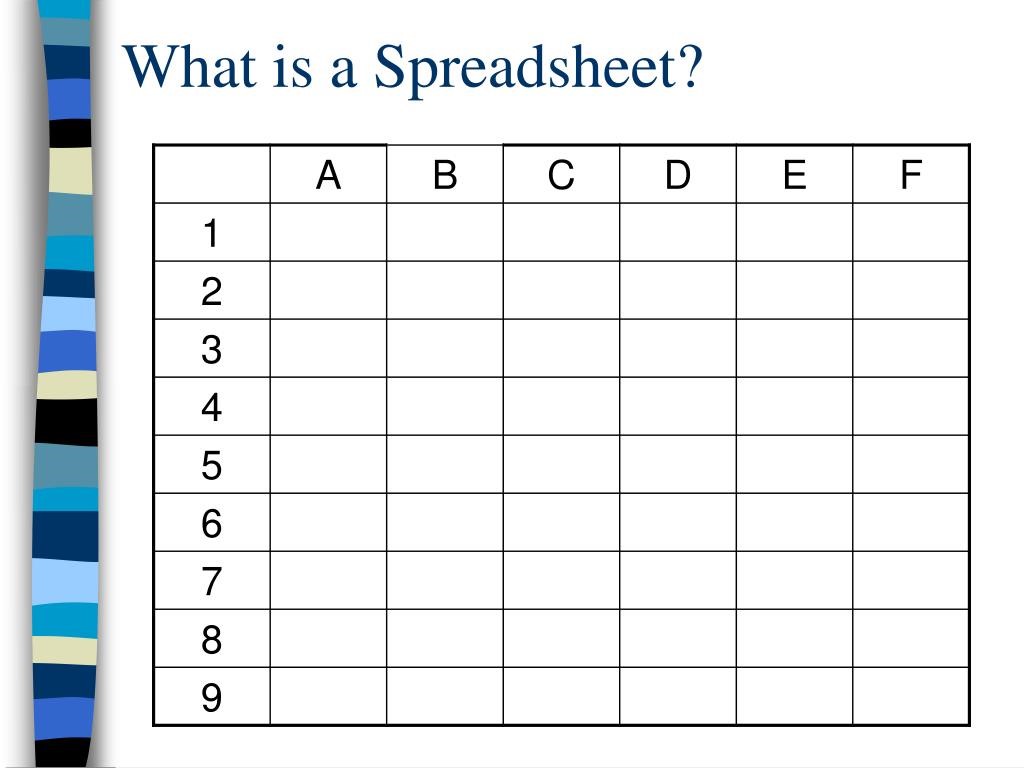 spreadsheet research meaning